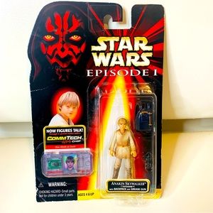 Vintage NIB 1998 Star Wars Episode 1 Anakin Skywalker action figure w/ backpack